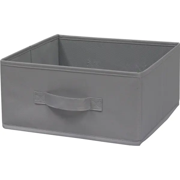 Короб Spaceo KUB Granit 15x31x31 см 14.4 л полиэстер цвет графитовый