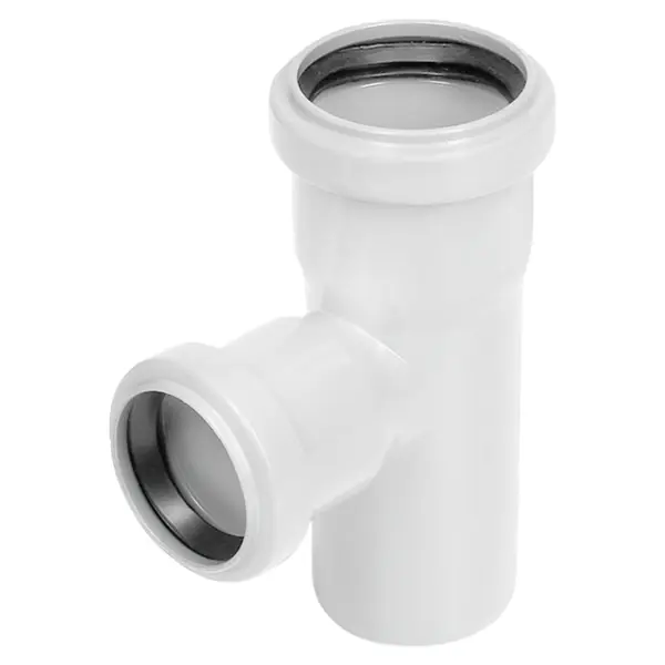 Тройник канализационный внутренний малошумный MONLID D50x40/87° мм полипропилен