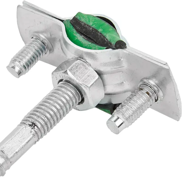 Хомут для труб Mayer 1/4" ø11-15 мм со шпилькой 8x60 и дюбелем гайка M8