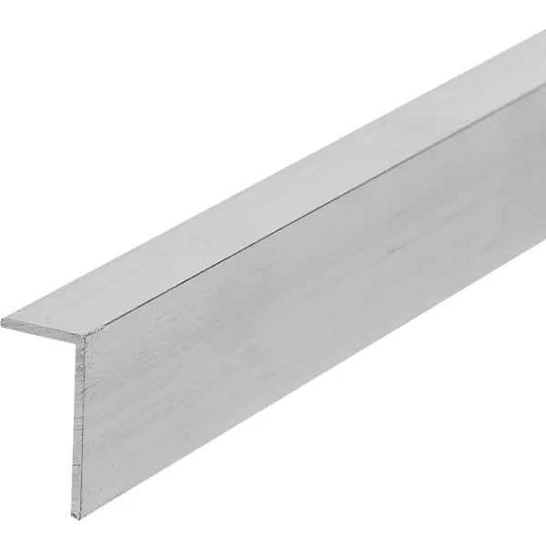 Профиль L-образный алюминий 20x10x1.2x2700 мм серый