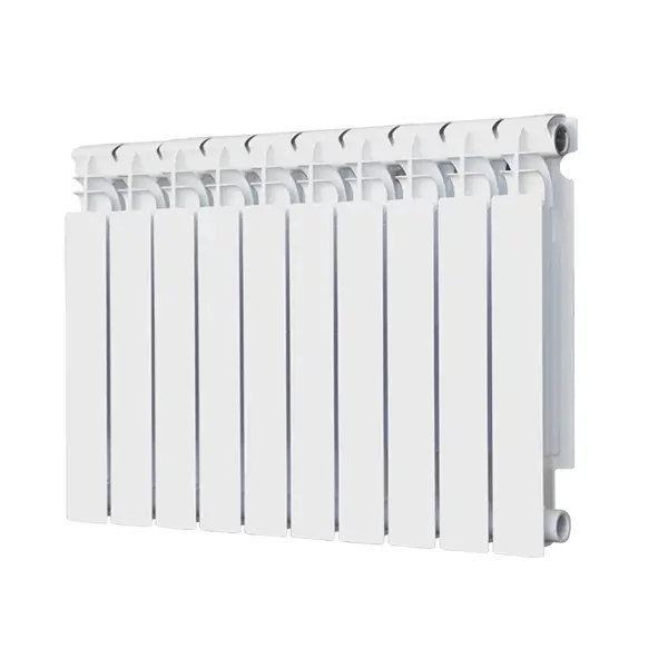 Радиатор секционный Тепломир Bimetal 500/100 10 секций боковое подключение биметалл белый
