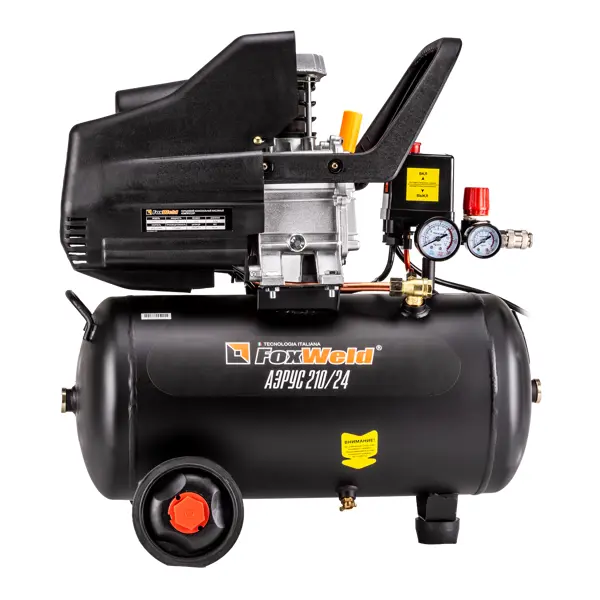 Компрессор поршневой масляный Аэрус 210/24, 24 л, 210 л/мин