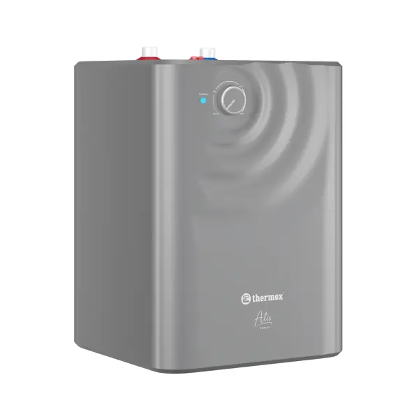 Накопительный водонагреватель электрический 15 л Thermex Atis 15 U 2.5 кВт нержавеющая сталь мокрый ТЭН