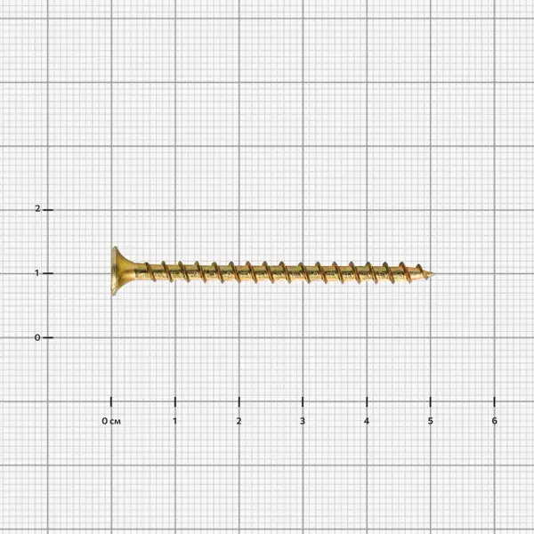 Саморезы по дереву DILWIS потайные острые оцинкованные 3.5x51 мм 3 кг
