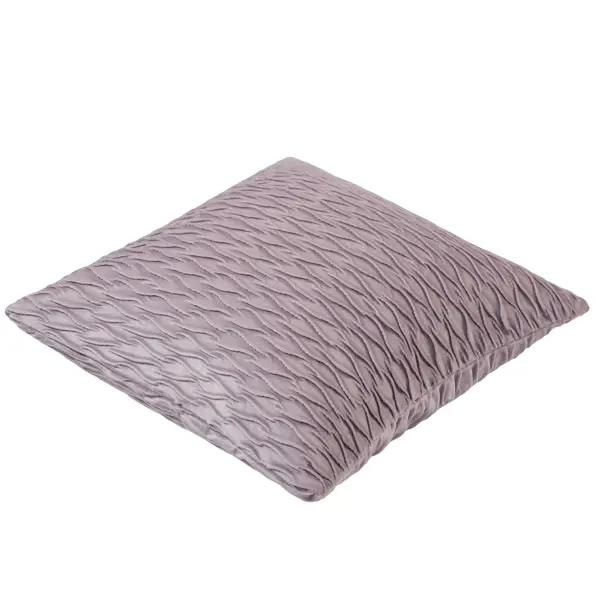 Подушка Бари 45x45 см цвет серо-розовый