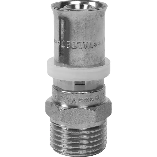 Муфта комбинированная Valtec 1/2"x16 мм НР латунь VTM.201.N.001604