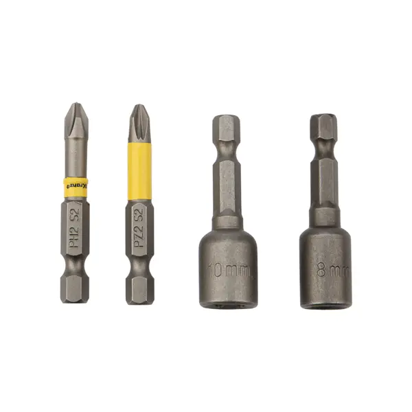 Набор бит магнитных Kranz KR-92-0461, 4 шт.