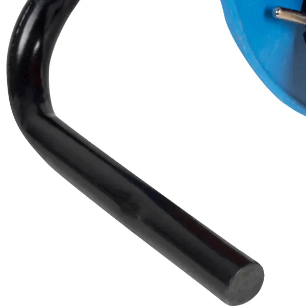 Удлинитель на катушке садовый 1 розетка без заземления 2x0.75 мм 30 м цвет оранжевый/синий