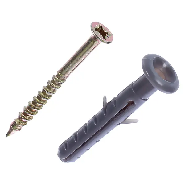 Дюбель-гвоздь грибовидный полипропилен 6x40 мм 100 шт.