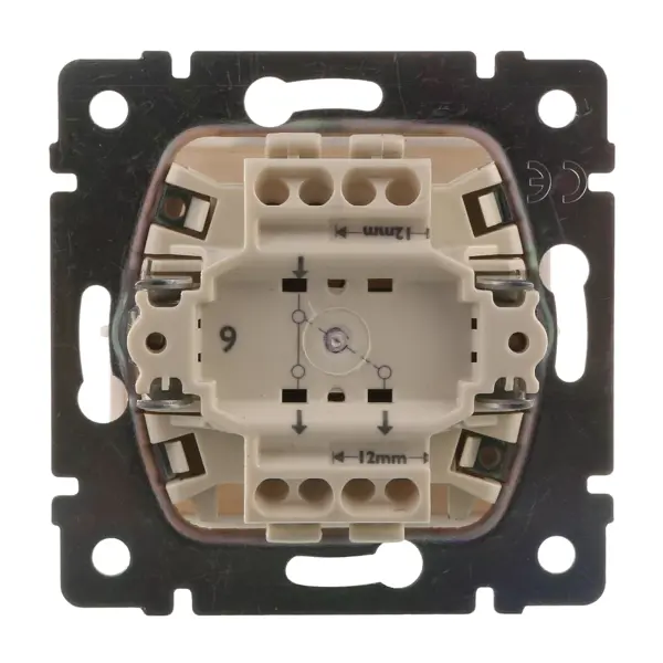 Переключатель одноклавишный - Legrand Valena - 10А 250В схема 6 безвинтовые зажимы - белый