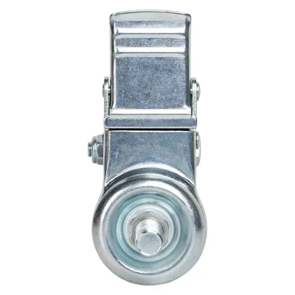 Колесо поворотное с тормозом 100 мм до 70 кг с резьбой М12 цвет серый