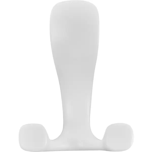 Мебельный крючок N00-N00-MW 10 см ЦАМ белый