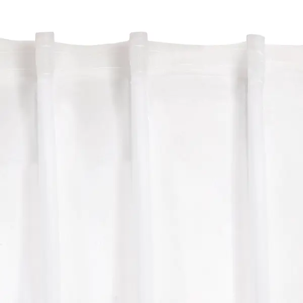 Тюль на ленте Palu 140x260 см цвет белый Cool 6