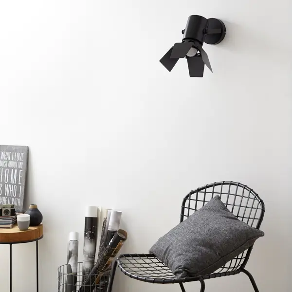 Настенный светильник Inspire Studio цвет чёрный металлик