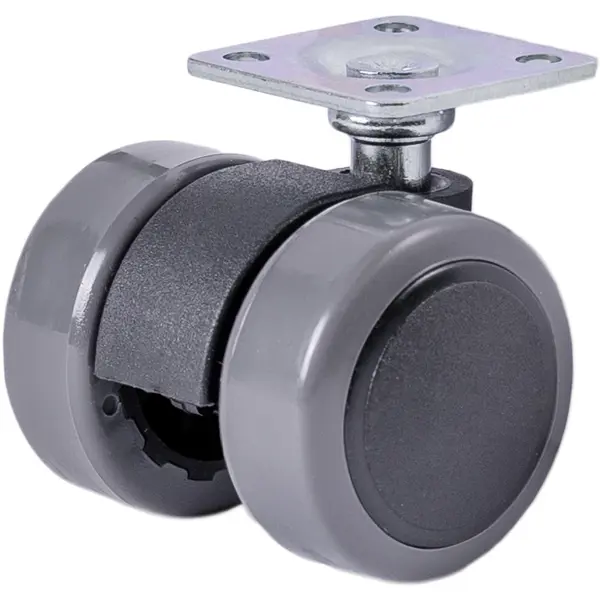 Колесо поворотное без тормоза LWP-34GY 34 мм максимальная нагрузка 20 кг цвет серый