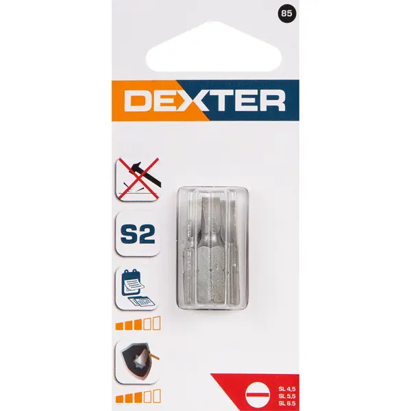 Набор бит Dexter XM85DT-3, 3 шт.