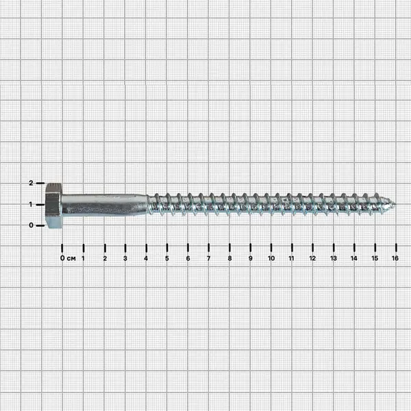 Болт сантехнический DILWIS оцинкованный 10x160 мм