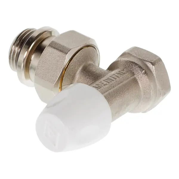 Клапан для радиатора запорный угловой Bugatti 1/2" латунь 8807P