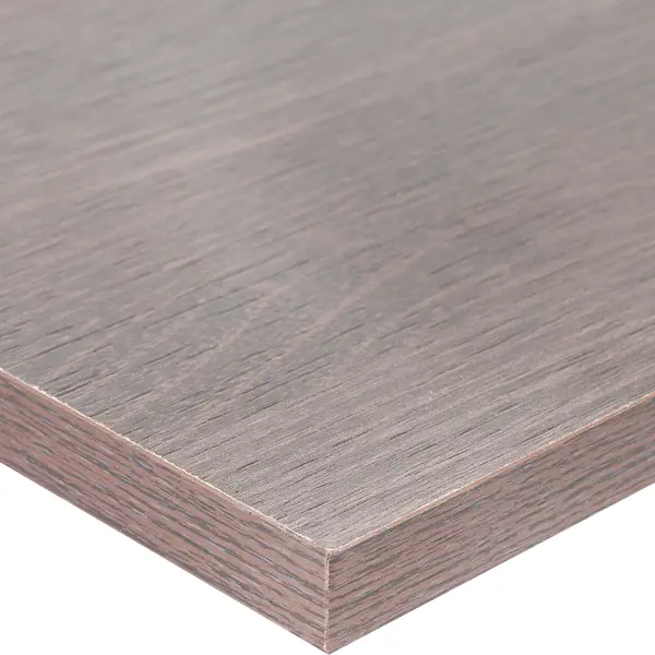 Деталь мебельная 800x300x16 мм ЛДСП цвет дуб термо тёмный кромка со всех сторон