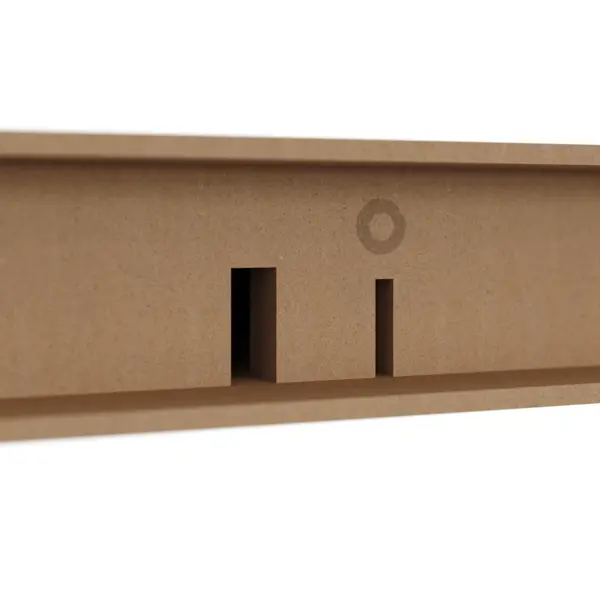 Полка настенная Spaceo Cotta 80x23.5 см МДФ цвет красный