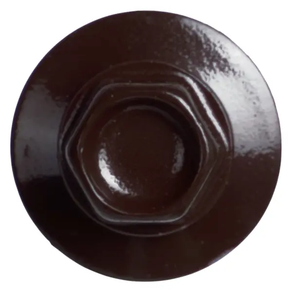 Саморезы кровельные по металлу DILWIS с пресс-шайбой со сверлом RAL 8017 5.5x25 мм 90 шт.