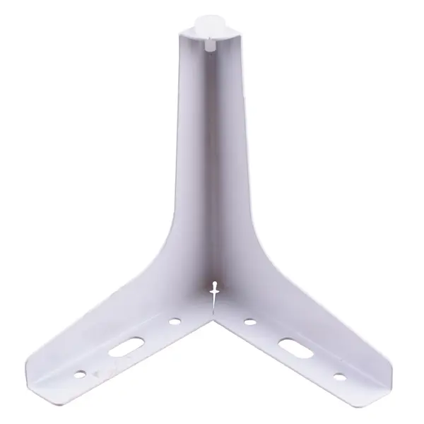 Мебельная ножка фигурная 122 мм высота 150 мм белая