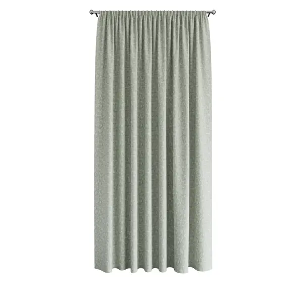 Штора на ленте Pisa 200x280 см цвет светло-серый