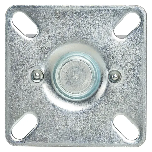 Мебельный ролик поворотный без тормоза 75 мм до 60 кг цвет серый