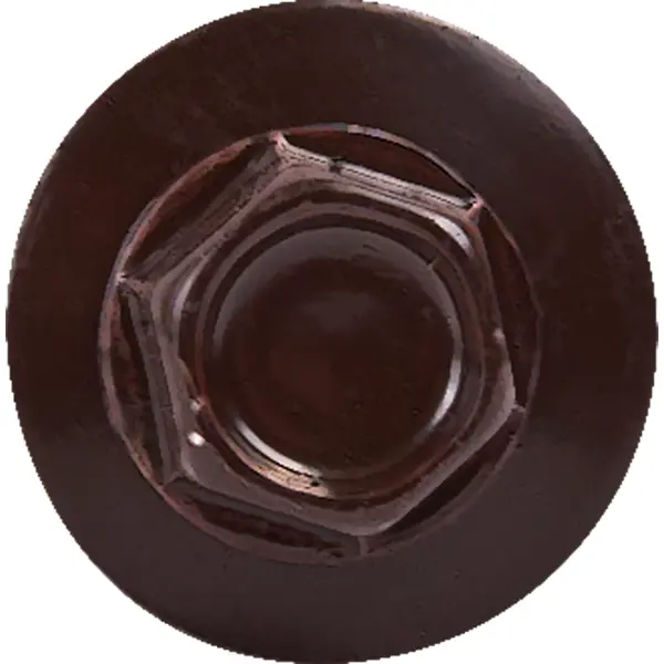 Саморезы кровельные по металлу DILWIS оцинкованные с буром 5.5x32 мм на вес RAL 8017