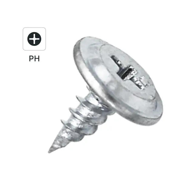 Саморезы по металлу DILWIS с пресс-шайбой острые оцинкованные 4.2x13 мм 1 кг