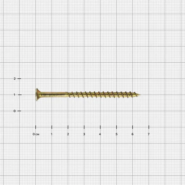 Саморезы по дереву Dilwis острые оцинкованные 4.2x65 мм 60 шт.