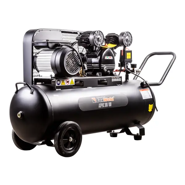 Компрессор ременной масляный Аэрус 380/100, 100 л, 380 л/мин