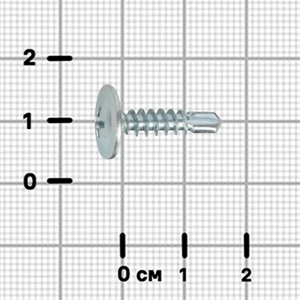Саморезы по металлу DILWIS с пресс-шайбой со сверлом оцинкованные 4.2x16 мм 70 шт.