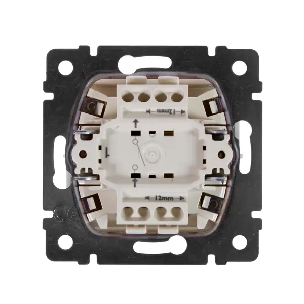 Выключатель одноклавишный - Legrand Valena - 10А 250В схема 1 безвинтовые зажимы - слоновая кость