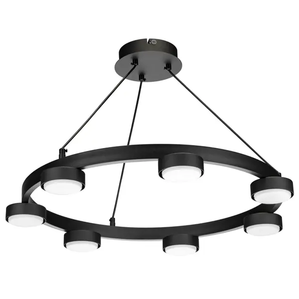 Люстра потолочная Buono 51445 3 7 ламп 33 м² цвет черный