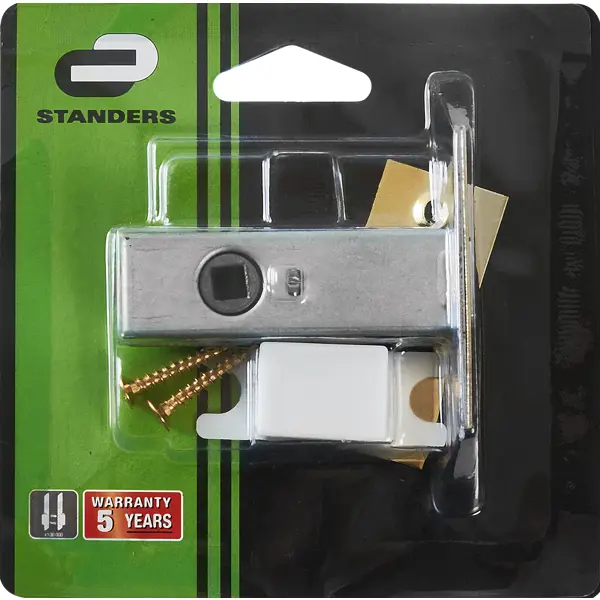 Задвижка межкомнатная Standers TL02-GP 65x57x25 мм сталь цвет золото