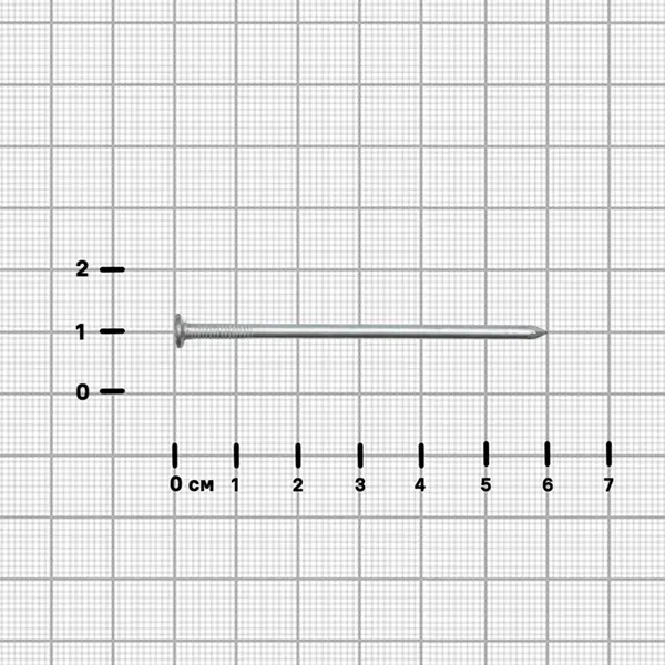 Гвозди строительные 2.5x60 мм 0.2 кг