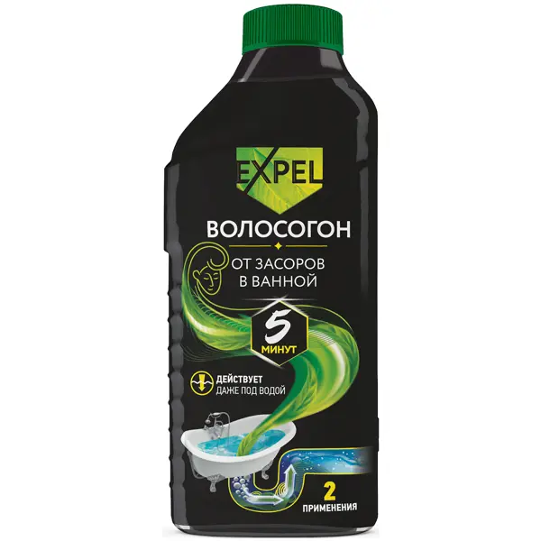 Средство для устранения засоров от волос Expel 500 мл