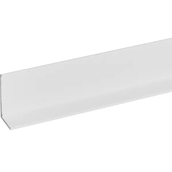 Профиль L-образный алюминий окрашенный 20x10x1.2x1000 мм белый