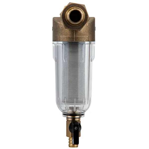 Промывной фильтр для ХВС Посейдон 1/2" НР 100 мкм латунь 13618