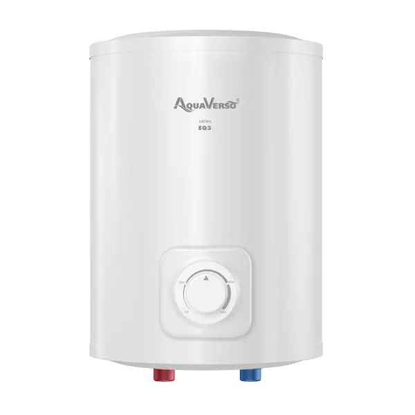 Накопительный водонагреватель электрический 15 л AquaVerso EQ3-15 O 1.2 кВт эмалированная сталь мокрый ТЭН
