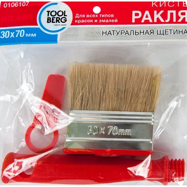 Макловица Toolberg 70x30 мм натуральная щетина
