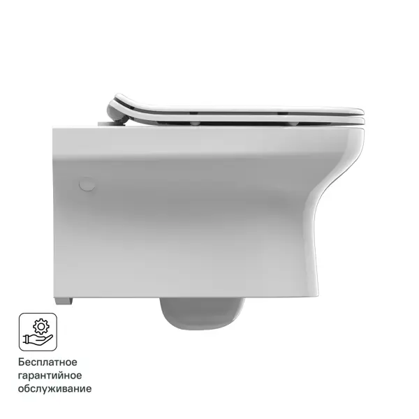 Унитаз подвесной Sensea Favori HDC770WH душевой смыв с сиденьем микролифт