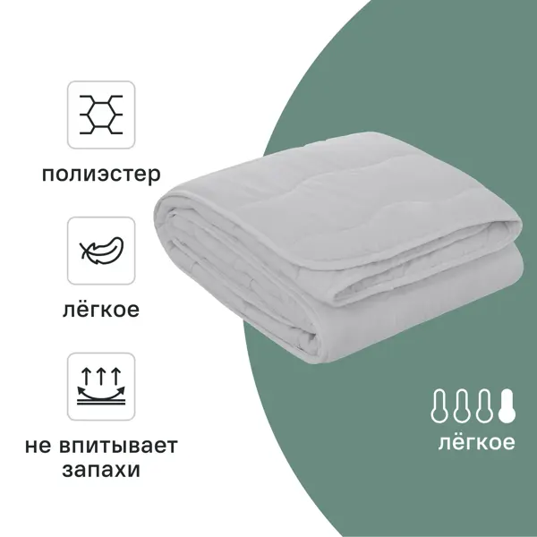 Одеяло Столица текстиля 140x205 см файберсофт