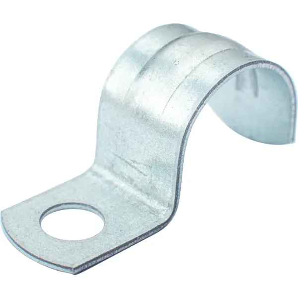 Скоба однолапковая Крепко-накрепко оцинкованная 14 мм 16 шт.