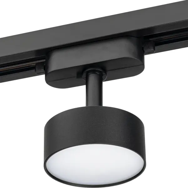 Трековый светильник спот светодиодный поворотный Ritter Artline 75x30мм 10Вт до 4.5м² 4000К металл чёрный