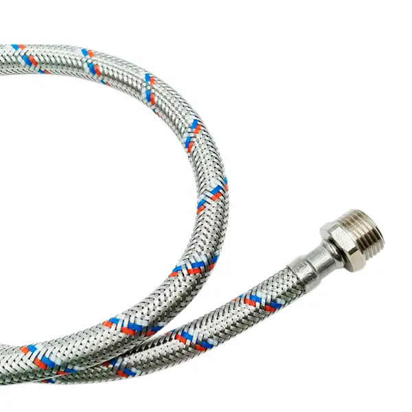 Гибкая подводка для воды Ростерм 1/2"x1/2" гайка - штуцер 150 см