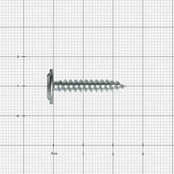 Саморезы по металлу DILWIS с пресс-шайбой острые оцинкованные 4.2x25 мм 1 кг