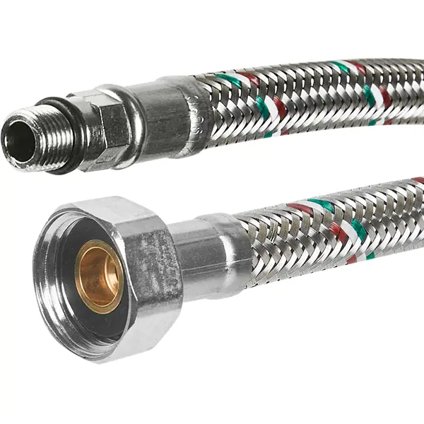 Гибкая подводка для смесителя UNI-FITT М10x15 1/2 80 см со штуцером
