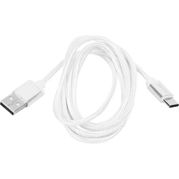 Кабель Oxion USB-Type-C 1.3 м 2 A цвет белый